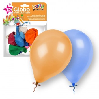 BOLSA 12 GLOBOS MIXTOS JUINSA