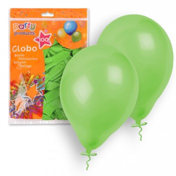 BOLSA 100 GLOBOS VERDE PARTY