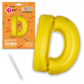 GLOBO LETRA -D- PARTY