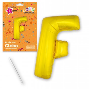 GLOBO LETRA -F- PARTY