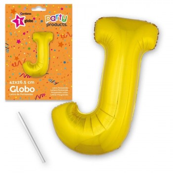 GLOBO LETRA -J- PARTY