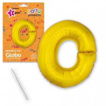 GLOBO LETRA -O- PARTY