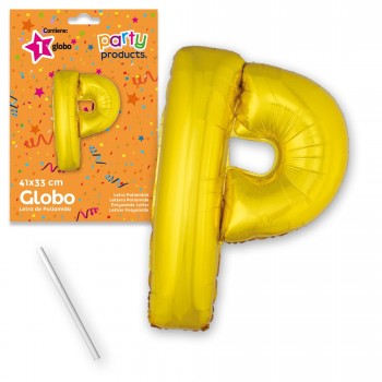 GLOBO LETRA -P- PARTY