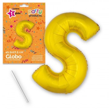 GLOBO LETRA -S- PARTY