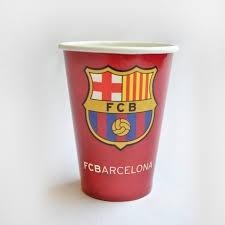 VASOS FC BARCELONA 8 UNIDADES NV