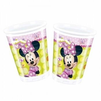 VASOS MINNIE 8 UNIDADES