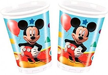 VASOS MICKEY 8 UNIDADES