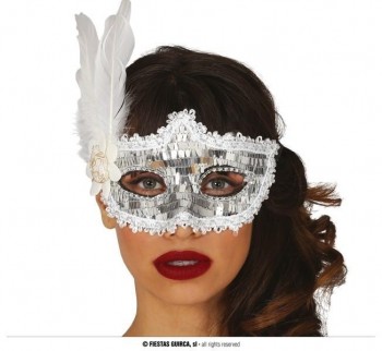 ANTIFAZ PLATA PLUMA BLANCA GUIRCA 12021