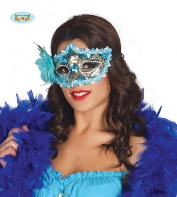ANTIFAZ AZUL CON ROSA GUIRCA 12710