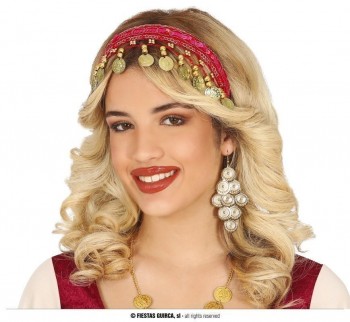 DIADEMA ARABE MONEDAS GUIRCA 13479