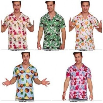 CAMISA HAWAIANA FLORES GUIRCA 18919