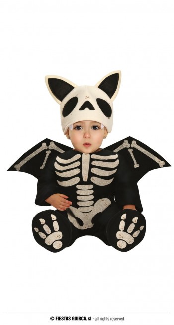 Z ONLINE DISFRAZ SKELETON BAT INFANTIL GUIRCA 76004