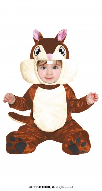 Z ONLINE DISFRAZ SQUIRREL INFANTIL GUIRCA 76018