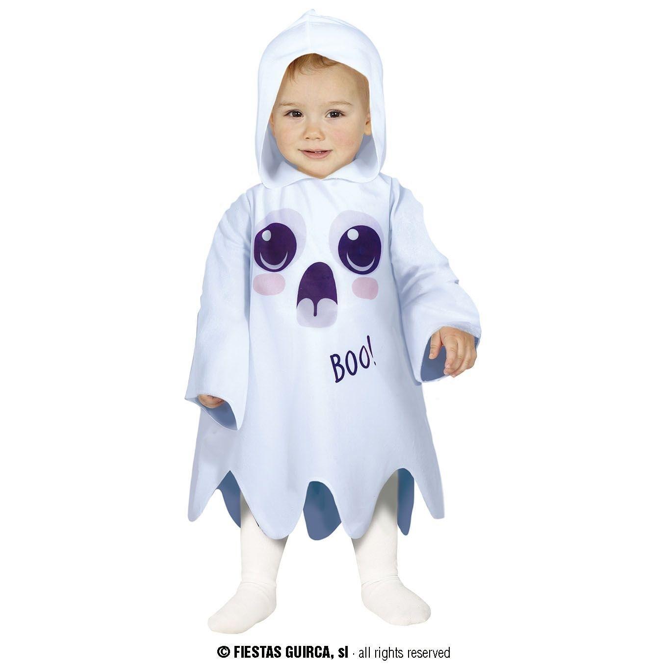 DISFRAZ FANTASMA BABY 12-18 MESES GUIRCA 76120-PARTYTUYYO