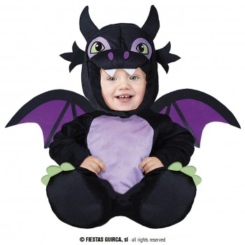 DISFRAZ DRAGON NEGRO INFANTIL GUIRCA 76124