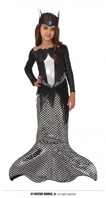 Z ONLINE DISFRAZ DARK MERMAID INFANTIL GUIRCA 77040
