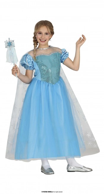 DISFRAZ PRINCESA AZUL INFANTIL GUIRCA 77767