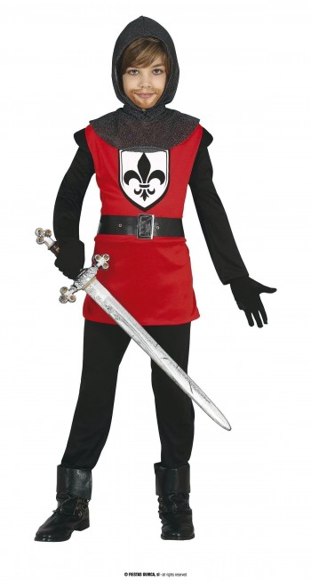 DISFRAZ REY MEDIEVAL ROJO INFANTIL GUIRCA 77841