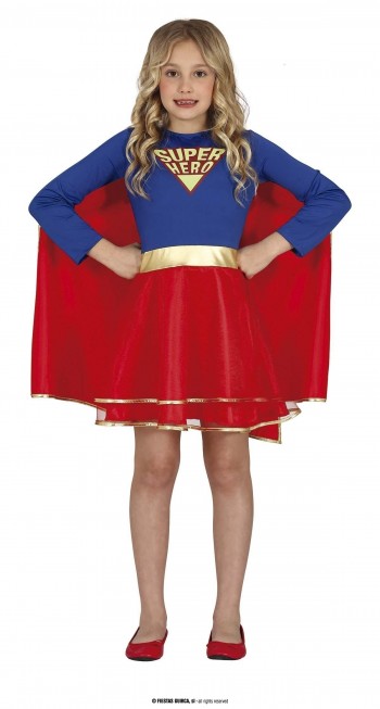 DISFRAZ SUPERGIRL INFANTIL GUIRCA 77847