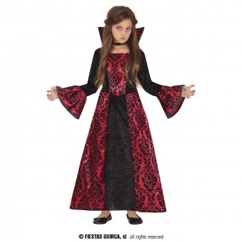 DISFRAZ VAMPIRA ROJA INFANTIL GUIRCA 78073