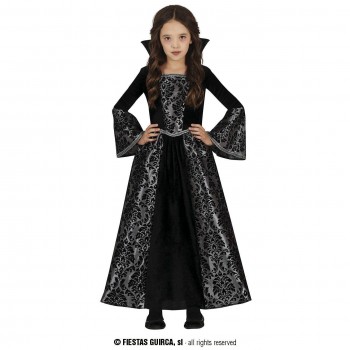 DISFRAZ VAMPIRA PLATA INFANTIL GUIRCA 78077