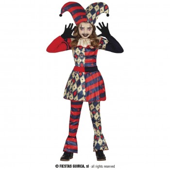 DISFRAZ ARLEQUINA DIAMANTE HALLOWEEN INFANTIL GUIRCA 78114