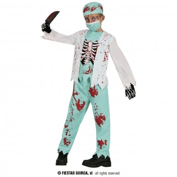 DISFRAZ MEDICO ZOMBIE INFANTIL  GUIRCA  78158