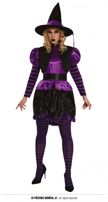 Z ONLINE DISFRAZ PURPLE WITCH ADULTA GUIRCA 79041