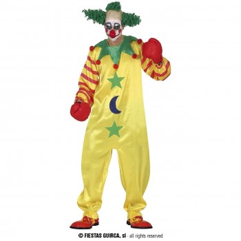 DISFRAZ PAYASO HALLOWEEN BOXEADOR ADULTO T-L GUIRCA 79757