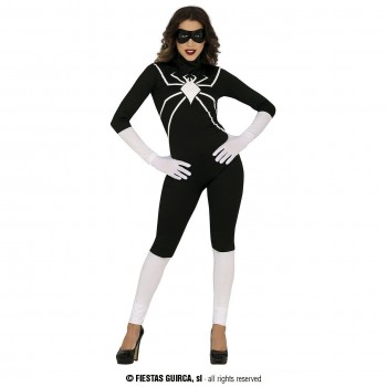 DISFRAZ SPIDERMAN NEGRO MUJER ADULTA GUIRCA 79780