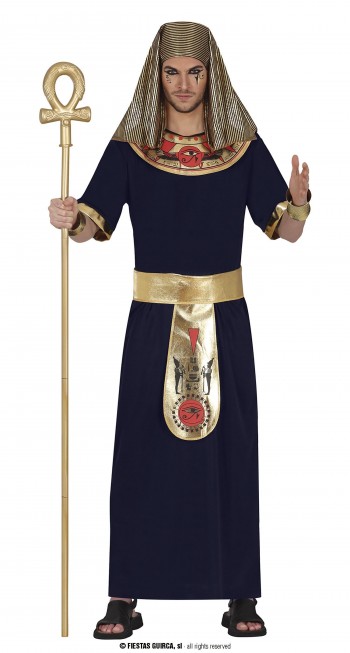 DISFRAZ FARAON EGIPCIO NEGRO ADULTO GUIRCA 80297