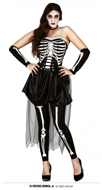 Z ONLINE DISFRAZ SKELETON WOMAN ADULTA GUIRCA 80945