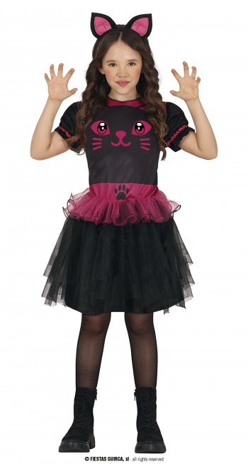 DISFRAZ GATA CARITA INFANTIL GUIRCA 81110