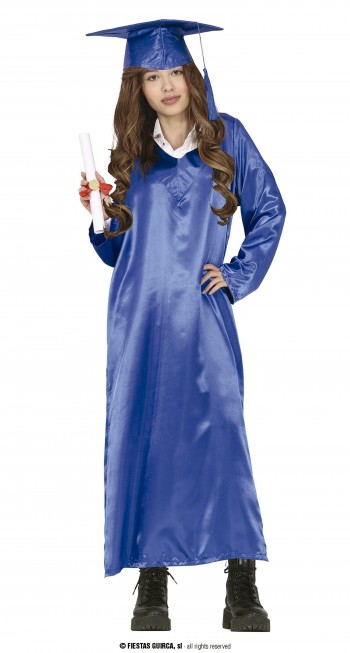 DISFRAZ LICENCIADO GRADUADO AZUL UNISEX INFANTIL GUIRCA 81295
