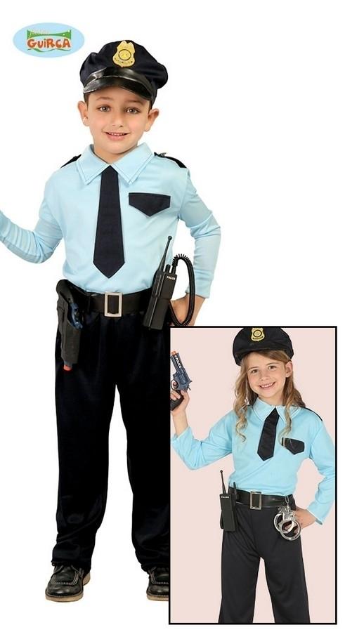 DISFRAZ POLICIA INFANTIL -PARTYTUYYO