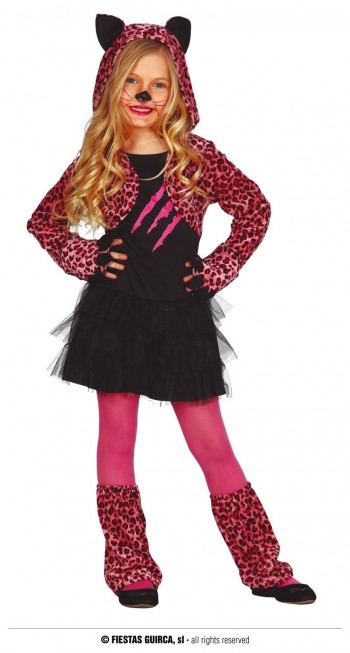 Z ONLINE DISFRAZ PINK PAWS LEOPARD INFANTIL GUIRCA 83071