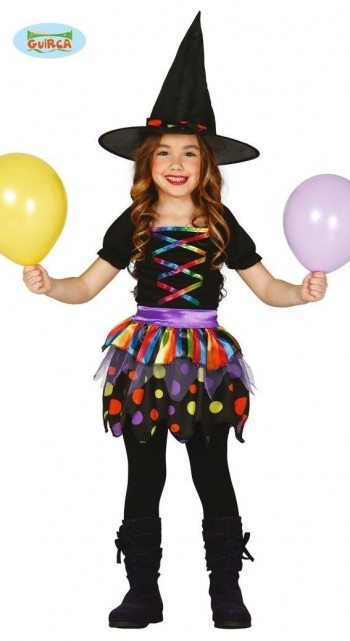 Z ONLINE DISFRAZ COLOR WITCH INFANTIL GUIRCA 83102