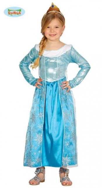 DISFRAZ PRINCESA FROZEN ESCARCHADA INFANTIL GUIRCA 83263