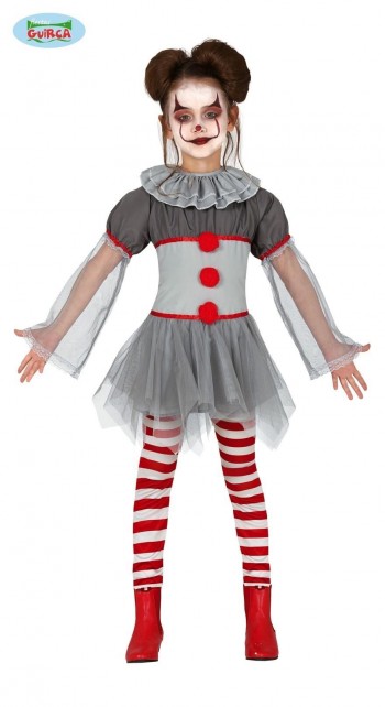 Z ONLINE DISFRAZ BAD CLOWN GIRL INFANTIL GUIRCA 83508