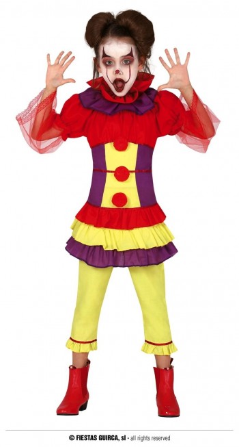 Z ONLINE DISFRAZ MALEFICENT CLOWN INFANTIL GUIRCA  83512