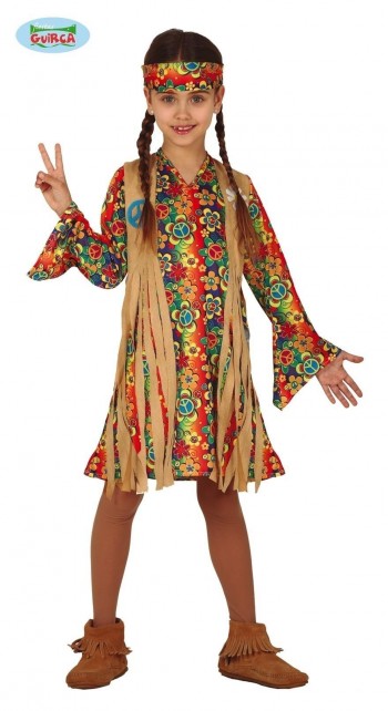 Z ONLINE DISFRAZ HIPPIE INFANTIL GUIRCA 83609