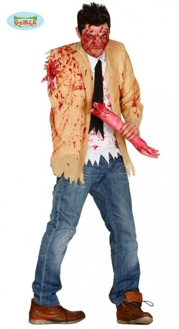 DISFRAZ ZOMBIE AMPUTADO  ADULTO GUIRCA 84296