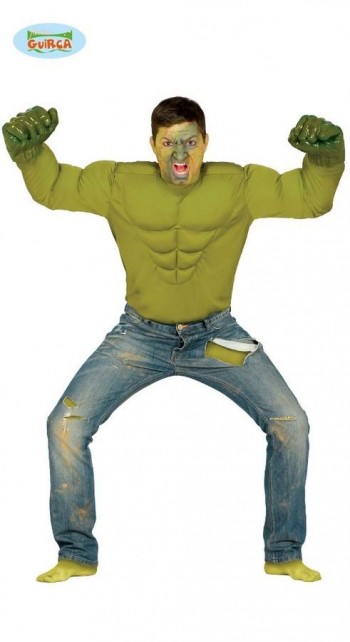 DISFRAZ HULK ADULTO GUIRCA 84597