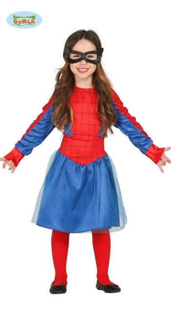 DISFRAZ SPIDERMAN NIÑA INFANTIL 3-4 GUIRCA 85659