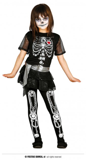 Z ONLINE DISFRAZ SHINY SKELETON INFANTIL GUIRCA  85809