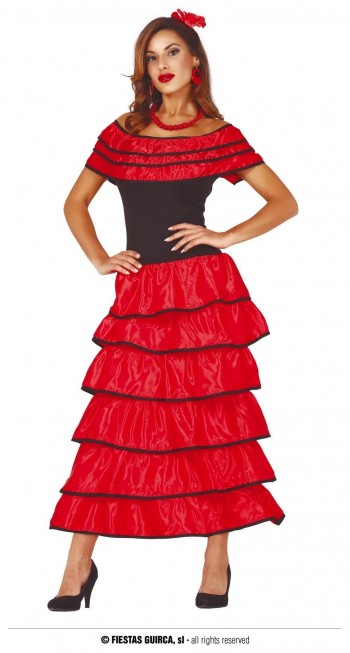 Z ONLINE DISFRAZ FLAMENCA ADULTA GUIRCA 86560