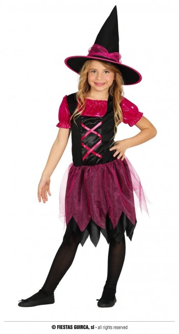 Z ONLINE DISFRAZ GLITTER WITCH INFANTIL GUIRCA 87444