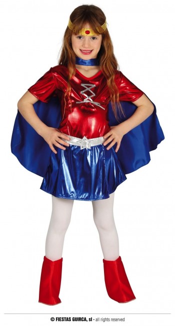 Z ONLINE DISFRAZ SUPERHEROINA INFANTIL GUIRCA 87467