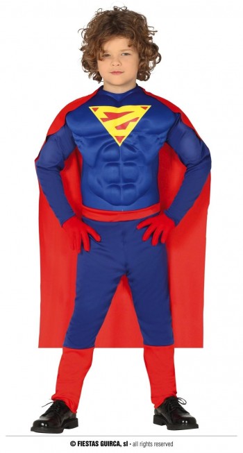 Z ONLINE DISFRAZ SUPERHEROE MUSCULOSO INFANTIL GUIRCA 88487