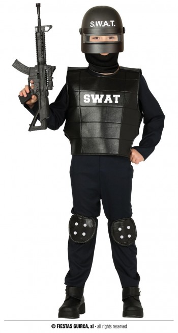 Z ONLINE DISFRAZ POLICIA SWAT INFANTIL GUIRCA 88494